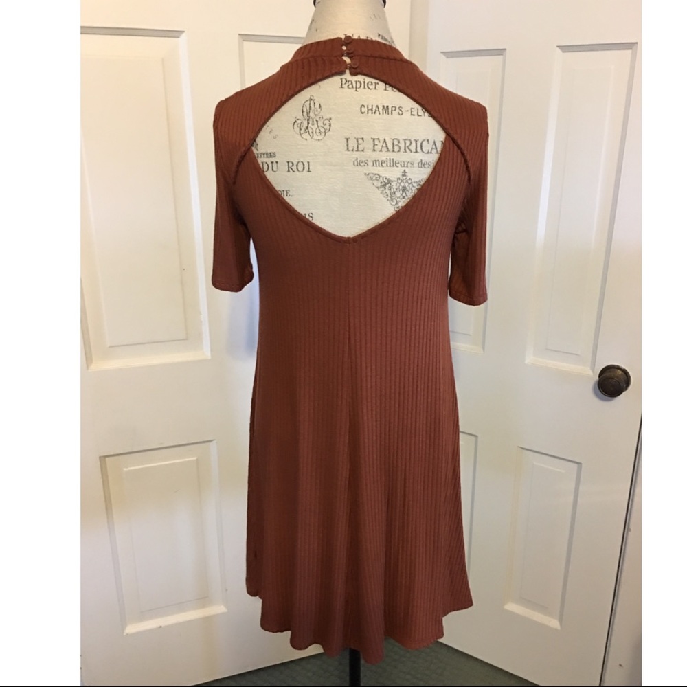 American Eagle Ribbed Swing Dress - Picture 3 of 5
